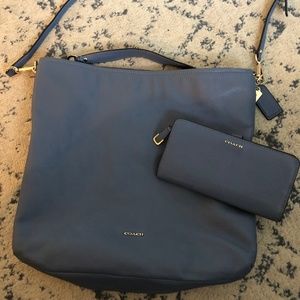 Coach Madison Hobo Bag & Matching Wallet